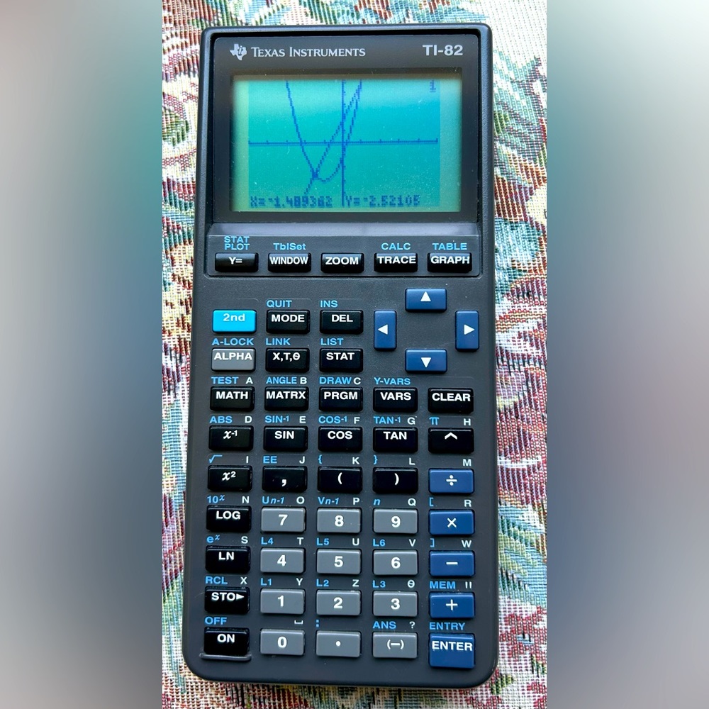 TI-82 Graphing Calculator.